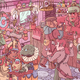 A fantasy bar full of colorful characters and multicultural costumes and peoples.